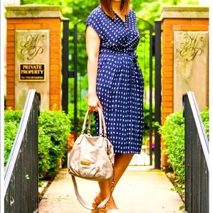 M.M. LaFleur The Noel Dress—Swipe Print